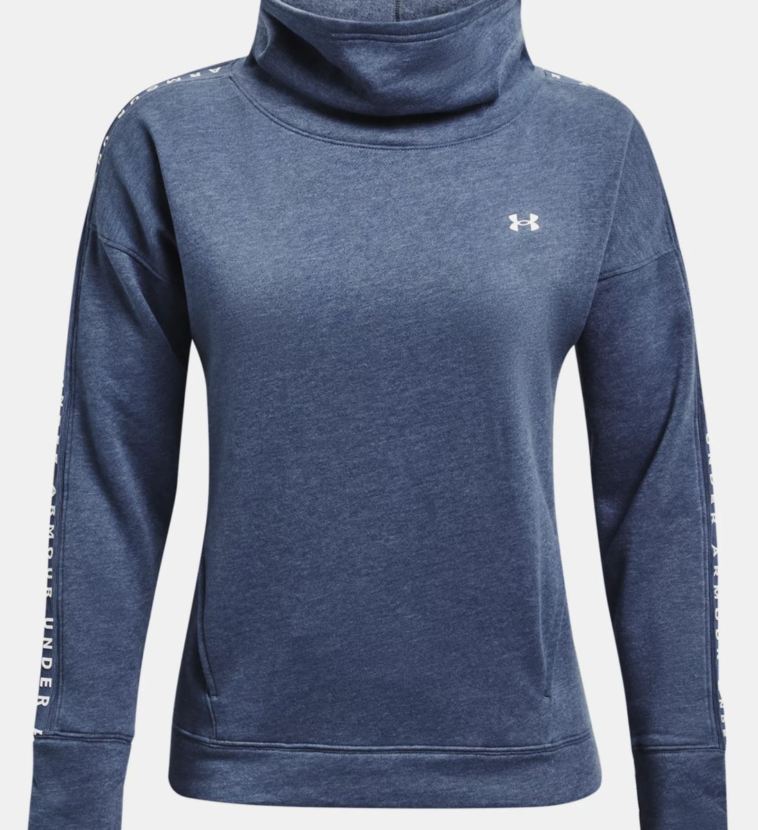 Women's ua taped fleece funnel neck Clearance