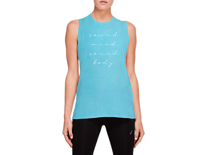 Asics SOUND SCRIPT TANK Women's Sleeveless Shirts