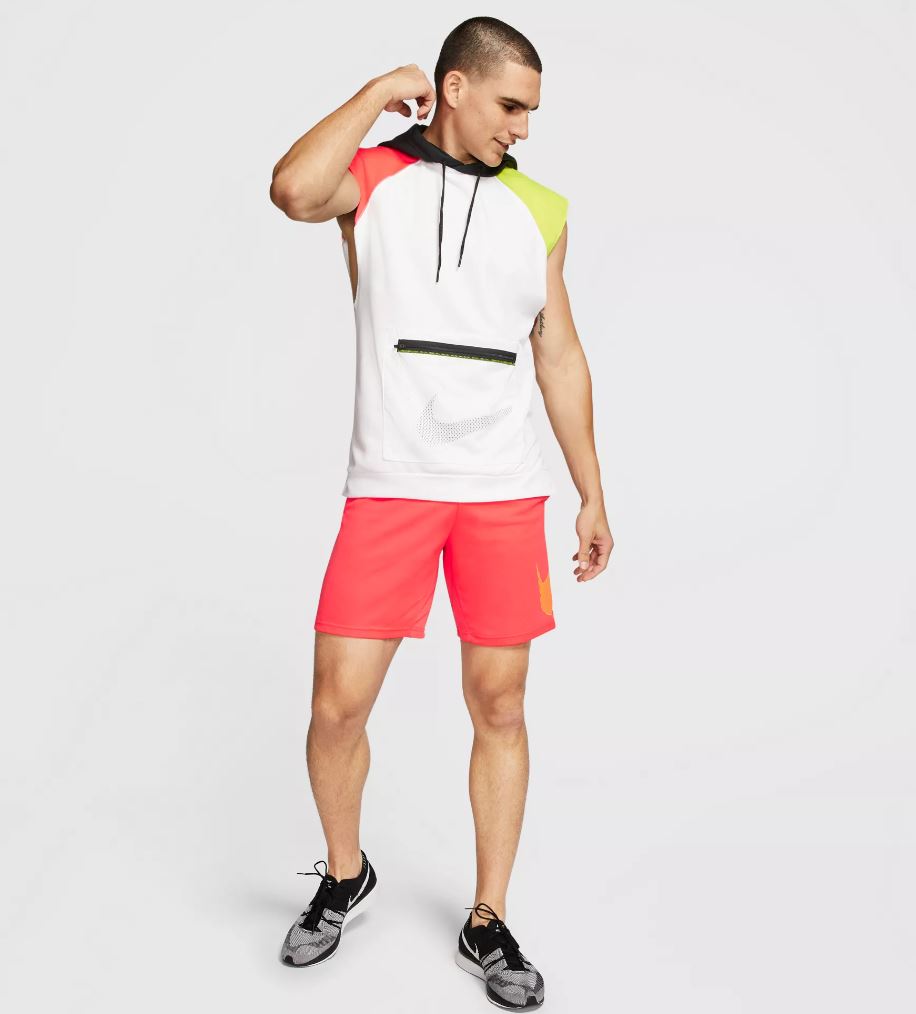Nike Men's Dri-FIT Sleeveless Fleece Training Hoodie