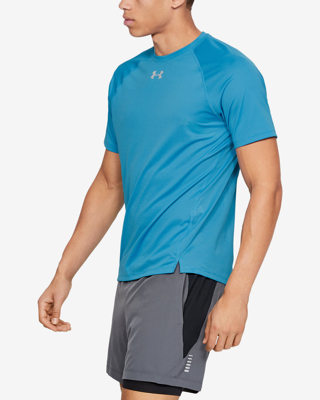 Under Armour Men's UA Qualifier HexDelta Short Sleeve T-Shirt