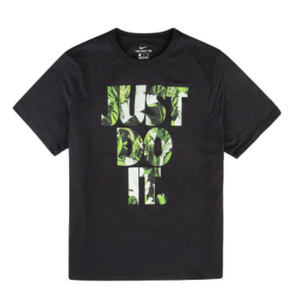 Nike Men's Just Do It Floral T-Shirt - Black
