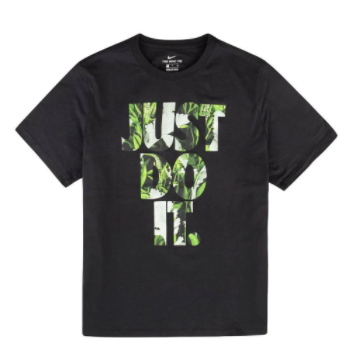Nike Men s Just Do It Floral T Shirt Black Viva La Fit VE