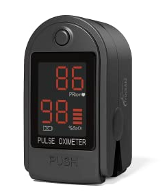 Pulse Oximeter Portable Finger Oxygen Saturation and Pulse Rate Monitor