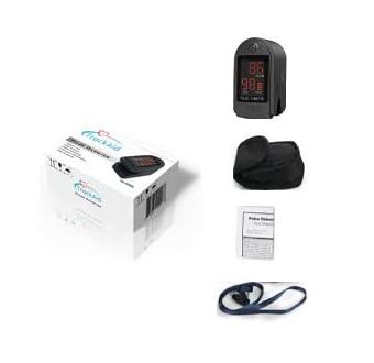 Pulse Oximeter Portable Finger Oxygen Saturation and Pulse Rate Monitor