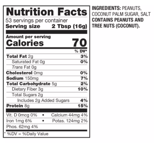 PBfit All-Natural Gluten-Free Peanut Butter Powder (30 oz.)