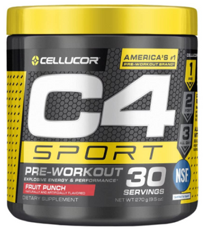 C4 Sport Pre Workout Powder Blue Raspberry