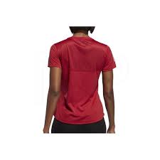 adidas Women's own the Run Tee - Active Maroon
