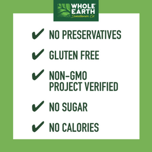 WHOLE EARTH Stevia Leaf and Monk Fruit Natural Sweetener (100 pack)