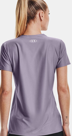 Under Armour Women's UA Velocity Shine V-Neck Short Sleeve