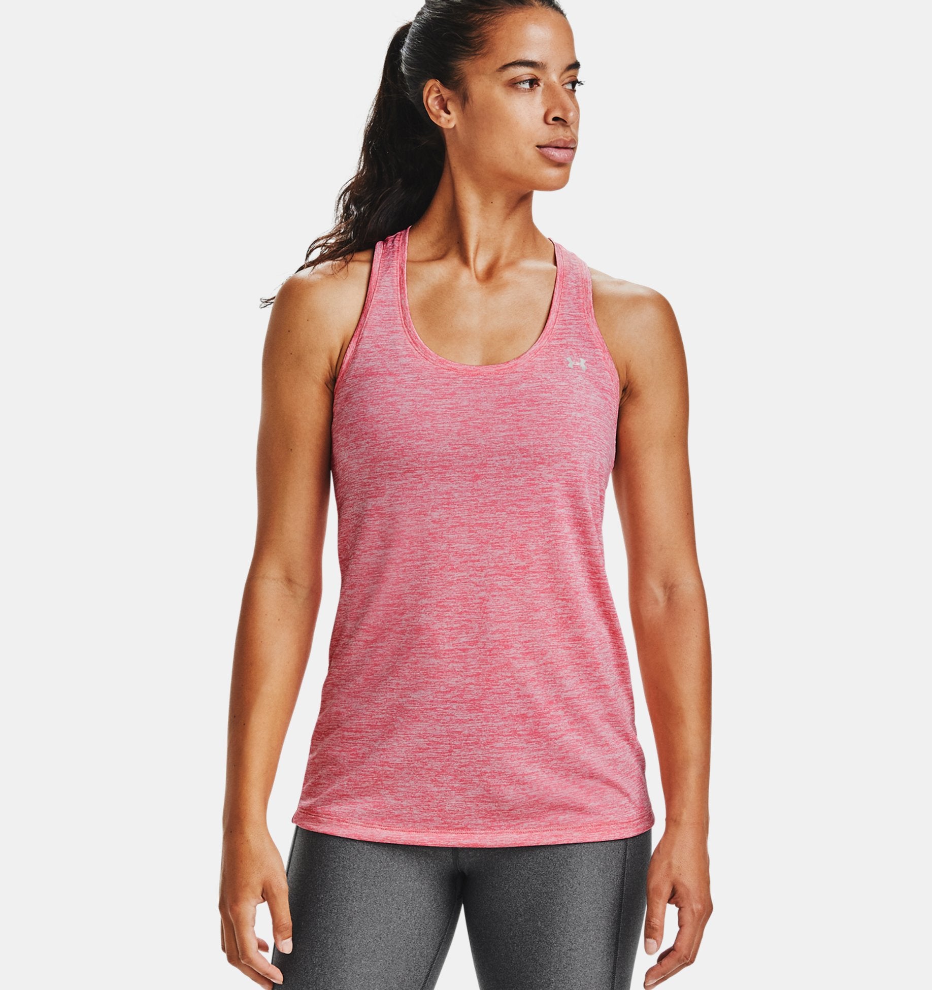 Under Armour Women's UA Tech™ Twist Tank - Pink