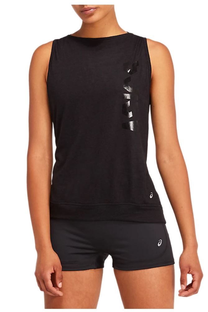 Asics Muscle Tank Women's Sleeveless Shirts Black
