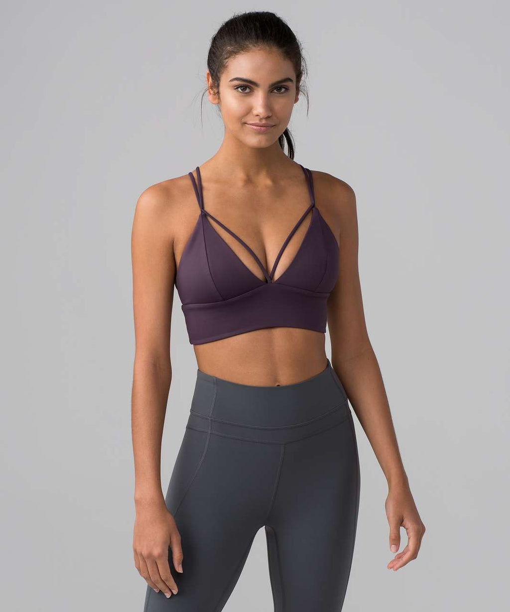 Lululemon Pushing Limits Bra - Dark Purple