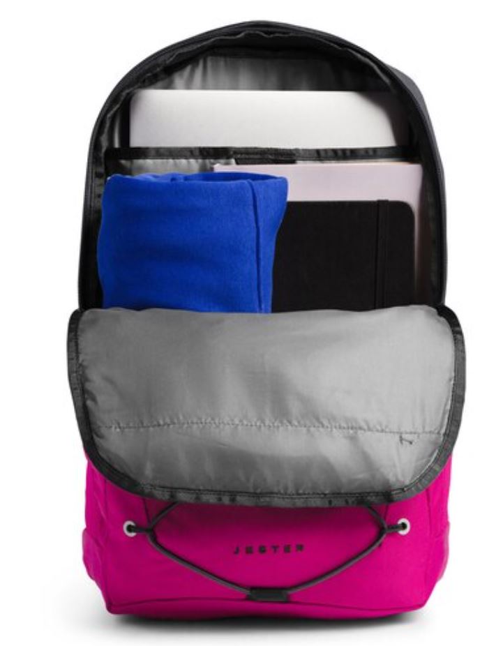 north face backpack jester atomic pink dramatic plum THE NORTH FACE WOMEN'S JESTER BACKPACK (DRAMATIC PLUM/VANADIS GREY) – Viva La Fit VE