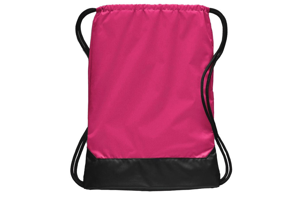Nike Gym Draw String Bag Pink With White Nike Swoosh