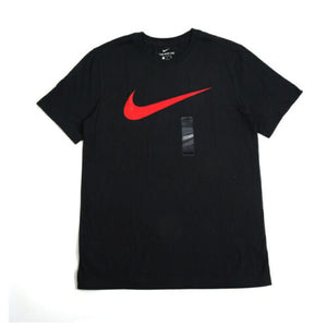 AUTHENTIC NIKE CHEST SWOOSH BLACK T SHIRT BV0621-010