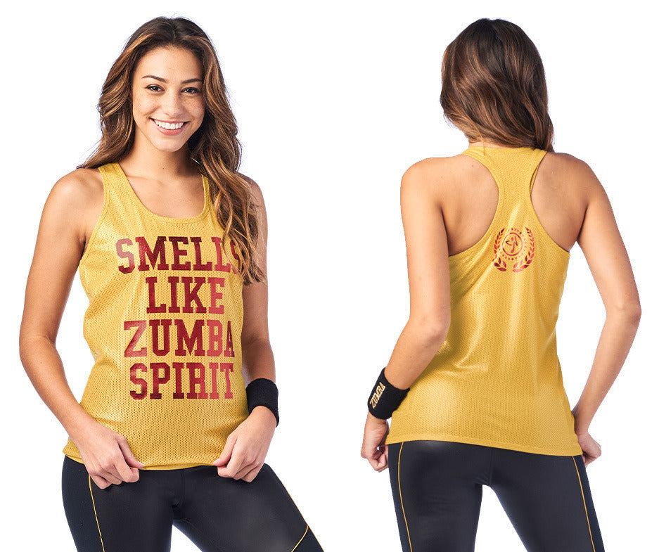 Zumba Spirit Bubble Tank - Gold
