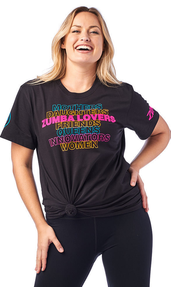 Zumba Woman and Proud T-Shirt (SIZE S ONLY)